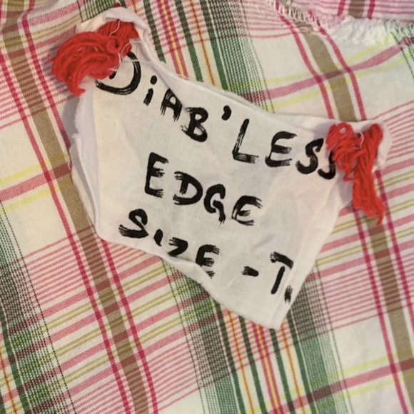 Vintage Diab'less Plaid Tank Top - Picture 6 of 7